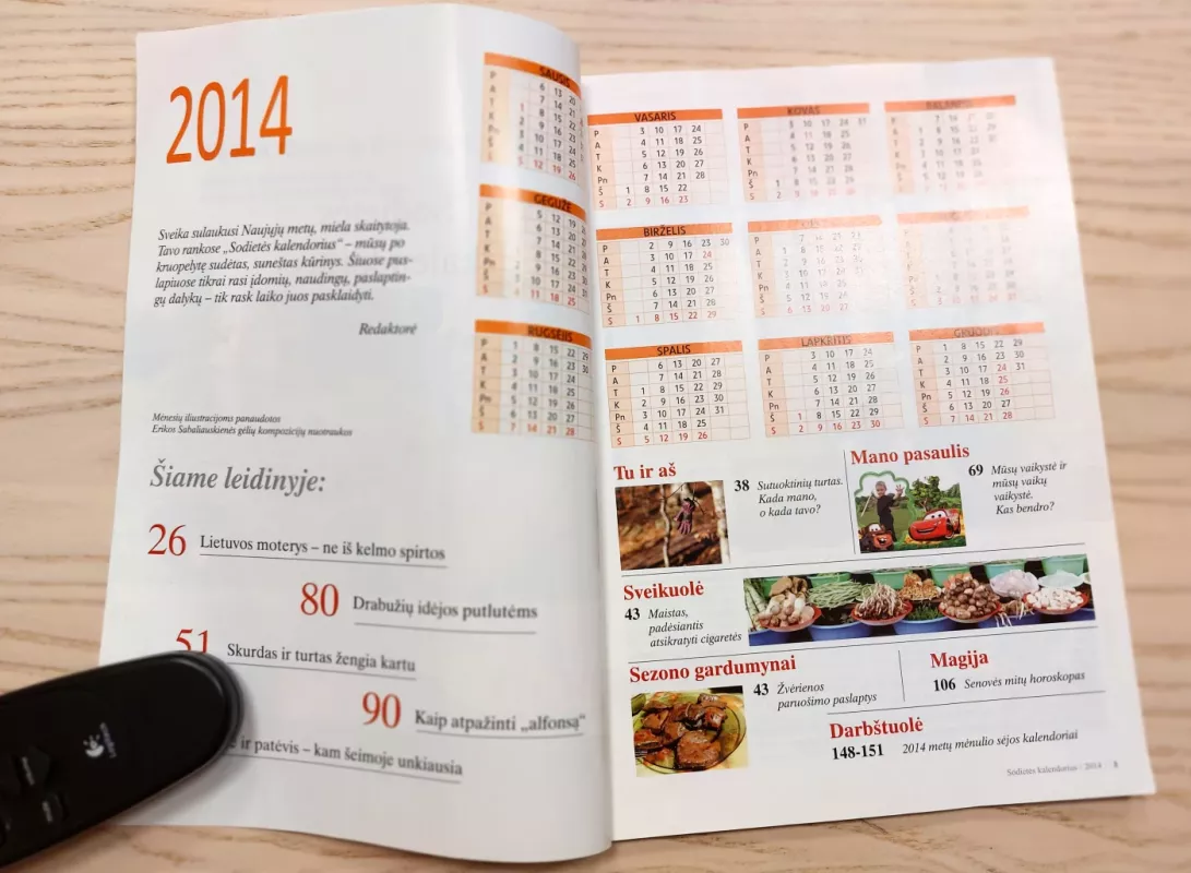 Sodietės kalendorius 2014 - Autorių Kolektyvas, knyga 3