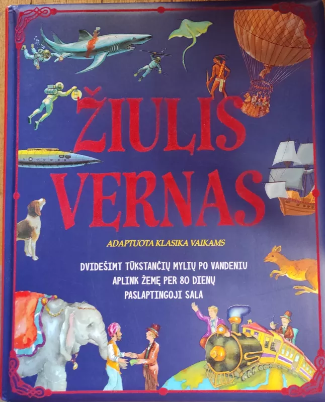 Adaptuota klasika vaikams - Žiulis Vernas, knyga 2