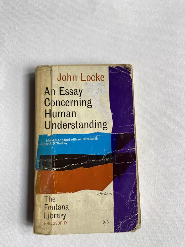 An Essay Concerning Human Understanding - John Locke, knyga 5
