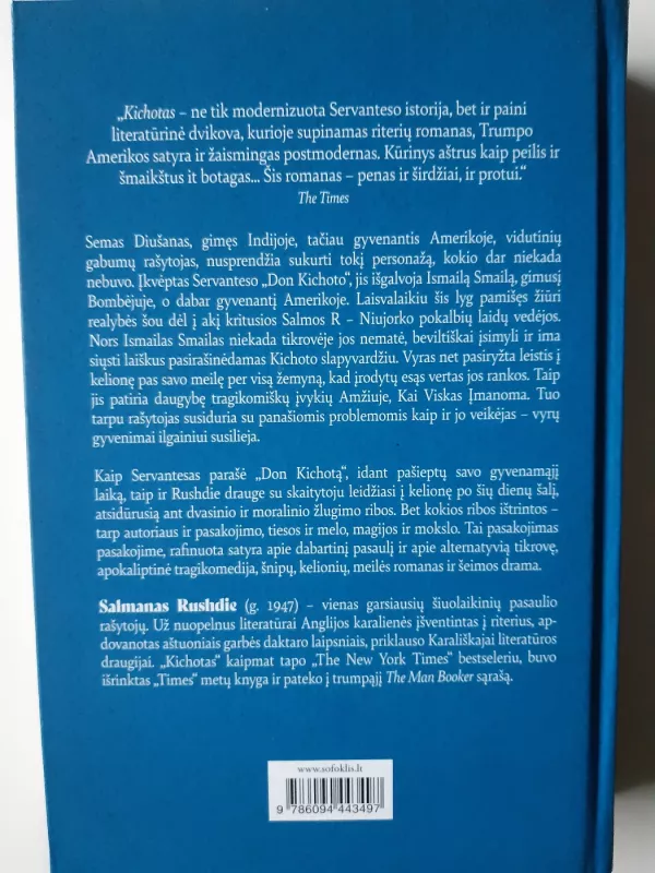 Kichotas - Salman Rushdie, knyga 3