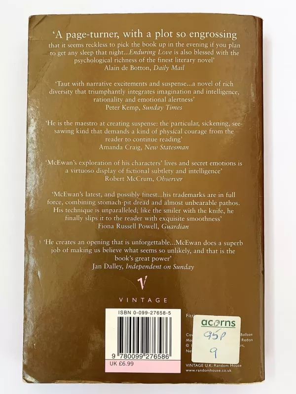 Enduring Love - Ian McEwan, knyga 3