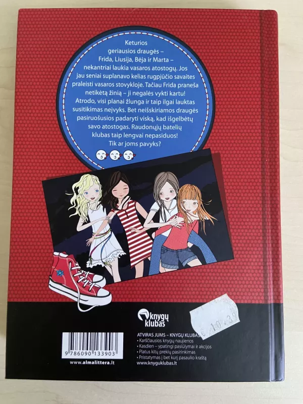 Raudonųjų batelių klubas 2. Draugės amžinai - Ana Punset, knyga 3