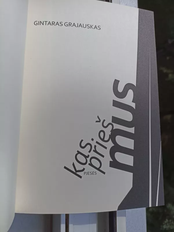 Kas prieš mus: pjesės - Gintaras Grajauskas, knyga 4
