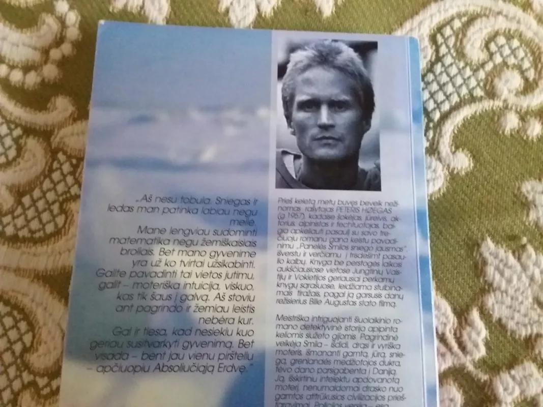 Panelės Smilos sniego jausmas - Peter Hoeg, knyga 4