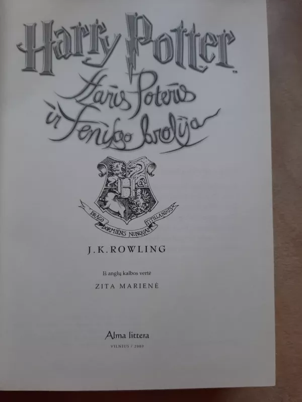 Haris Poteris ir Fenikso Brolija - Rowling J. K., knyga 3