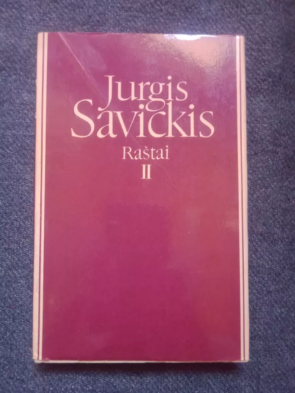Raštai (II tomas) - Jurgis Savickis, knyga 2