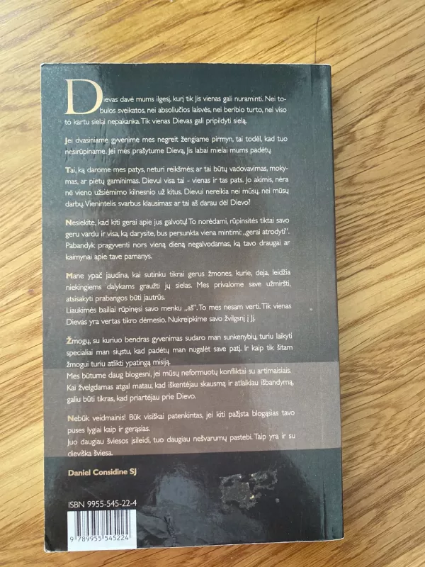 Dievas mus myli: dvasinio gyvenimo vadovas krikščioniui - Daniel Considine, knyga 4