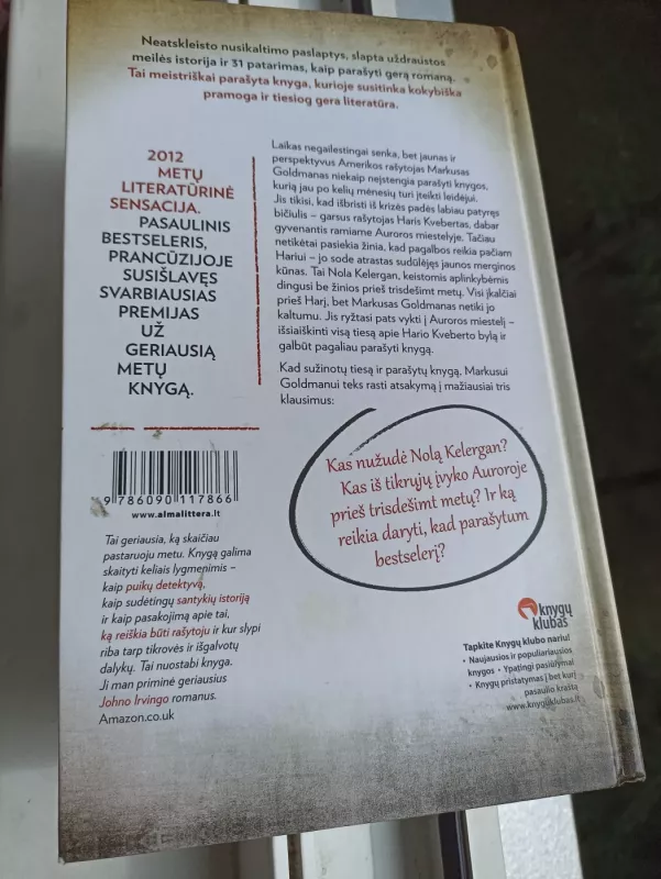 Visa tiesa apie Hario Kveberto bylą: romanas - Joėl Dicker, knyga 3