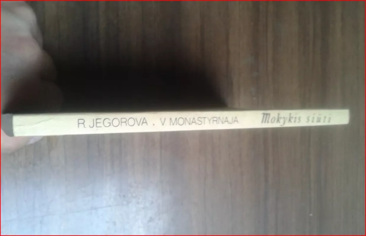 Mokykis siūti - R. Jegorova, knyga 3