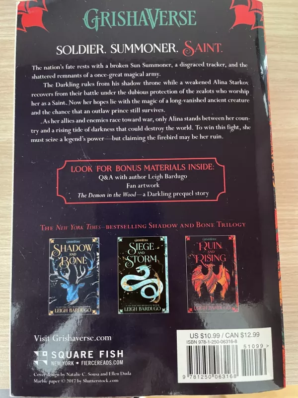 Ruin and Rising - Leigh Bardugo, knyga 3