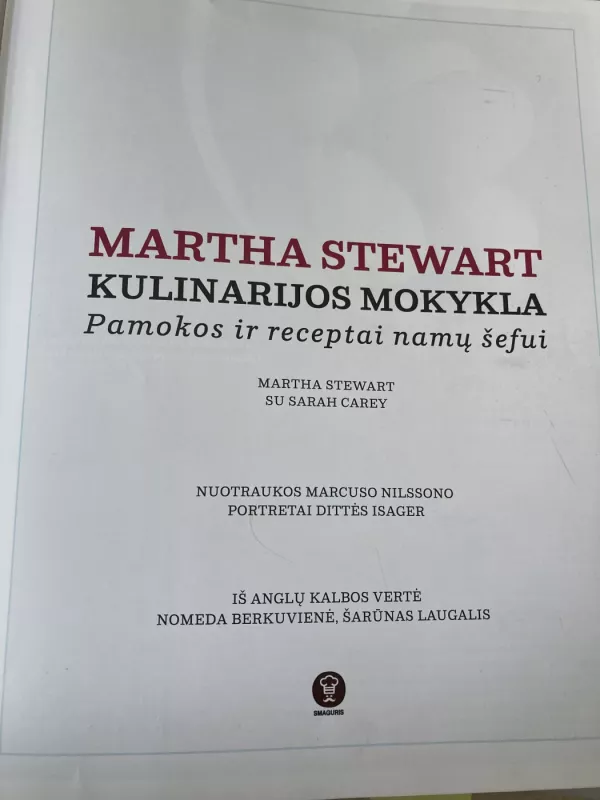 Kulinarijos mokykla - Martha Stewart, knyga 4