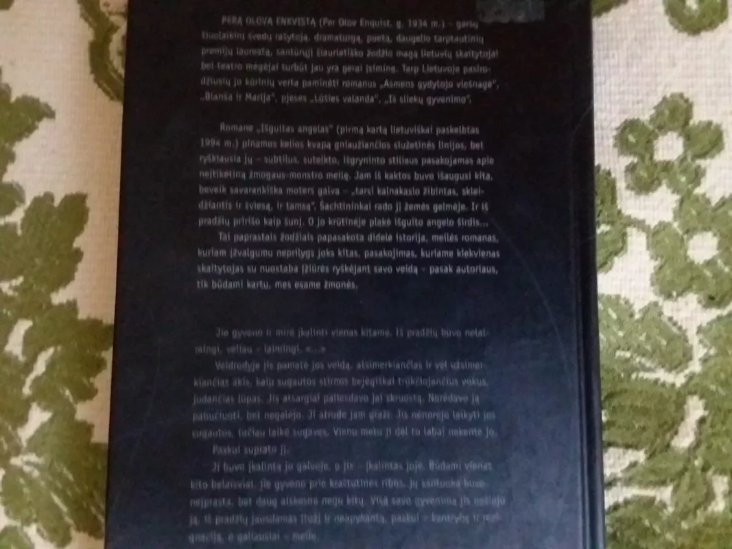 Išguitas angelas - Per Olov Enquist, knyga 4