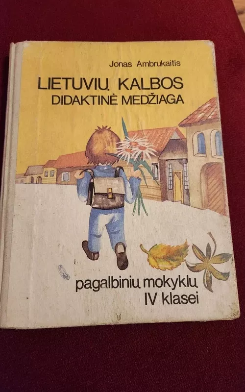 lietuvių kalbos didaktinė medžiaga 4 klasei - Jonas Ambrukaitis, knyga
