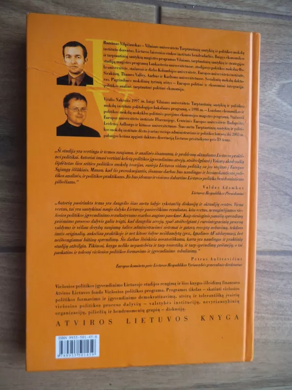 Politikos įgyvendinimas Lietuvoje ir Europos sąjungos įtaka - Ramūnas Vilpišauskas, knyga 3