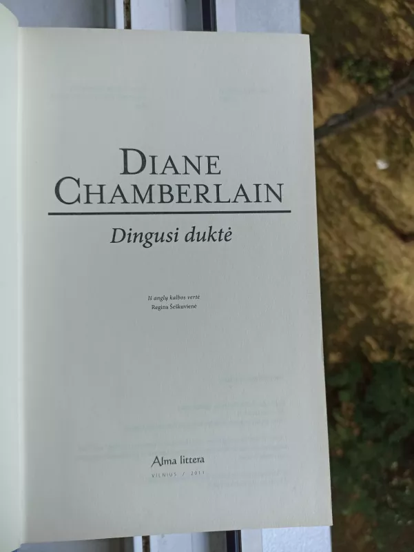 Dingusi duktė: [romanas] - Diane Chamberlain, knyga 4