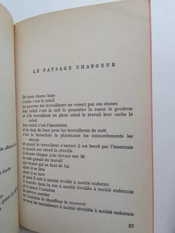 Paroles - Jacques Prévert, knyga 6