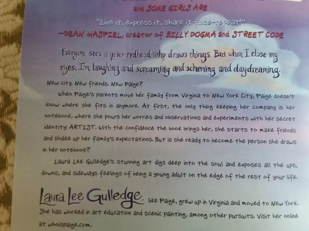 Page by Paige - Laura Lee Gulledge, knyga 5