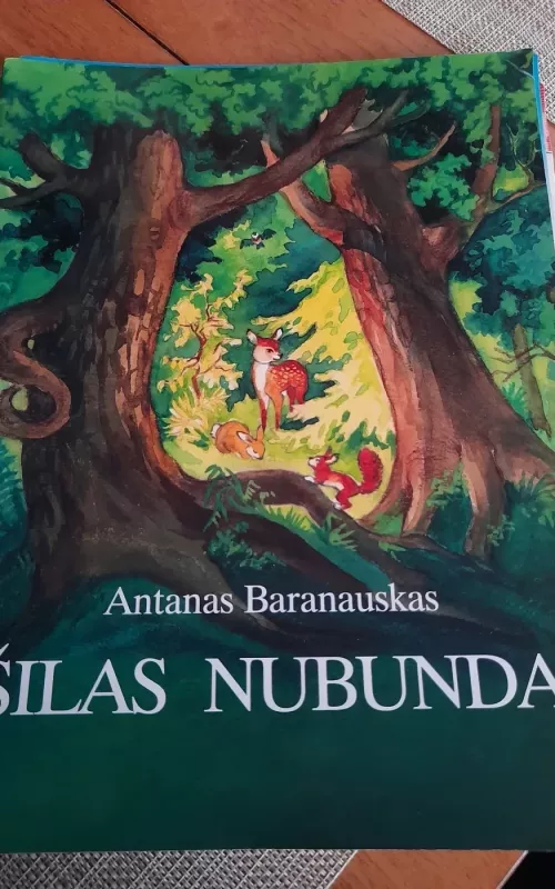 Šilas nubunda - Antanas Baranauskas, knyga