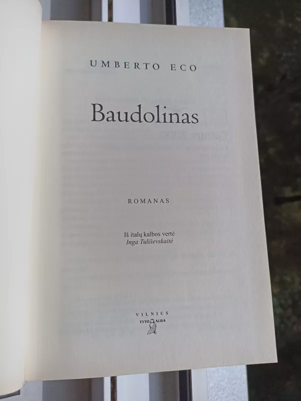 Baudolinas : romanas - Umberto Eco, knyga 4
