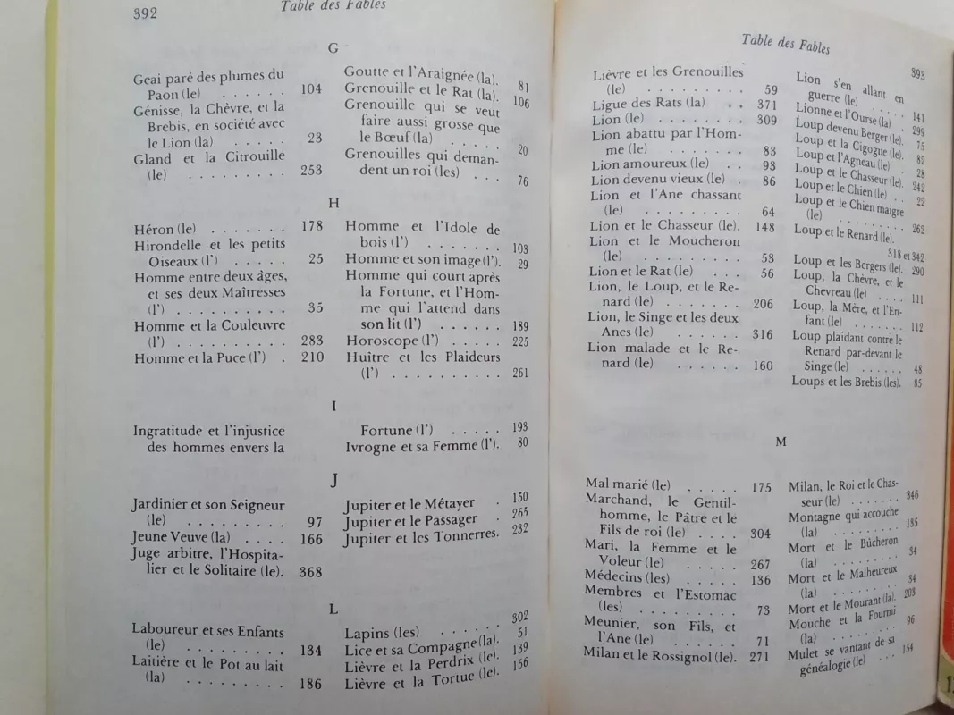 Fables - Jean de La Fontaine, knyga 5