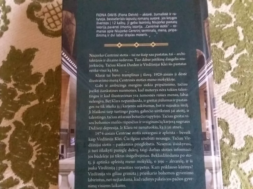 Centrinė stotis - Fiona Davis, knyga 4