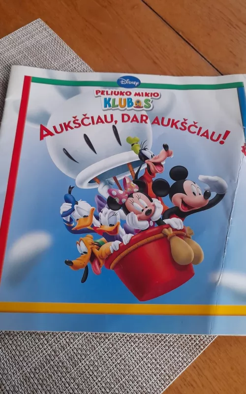 Peliuko Mikio klubas. Aukščiau, dar aukščiau - Walt Disney, knyga