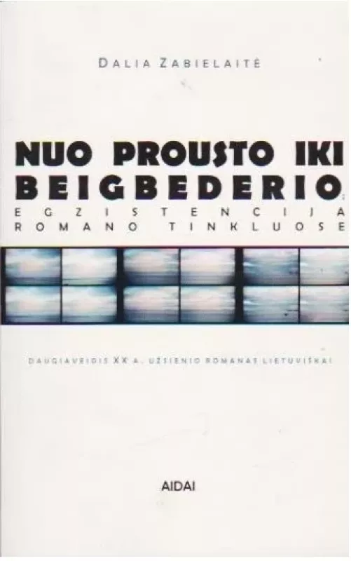 Nuo Prousto iki Beigbederio: egzistencija romano tinkluose - Dalia Zabielaitė, knyga