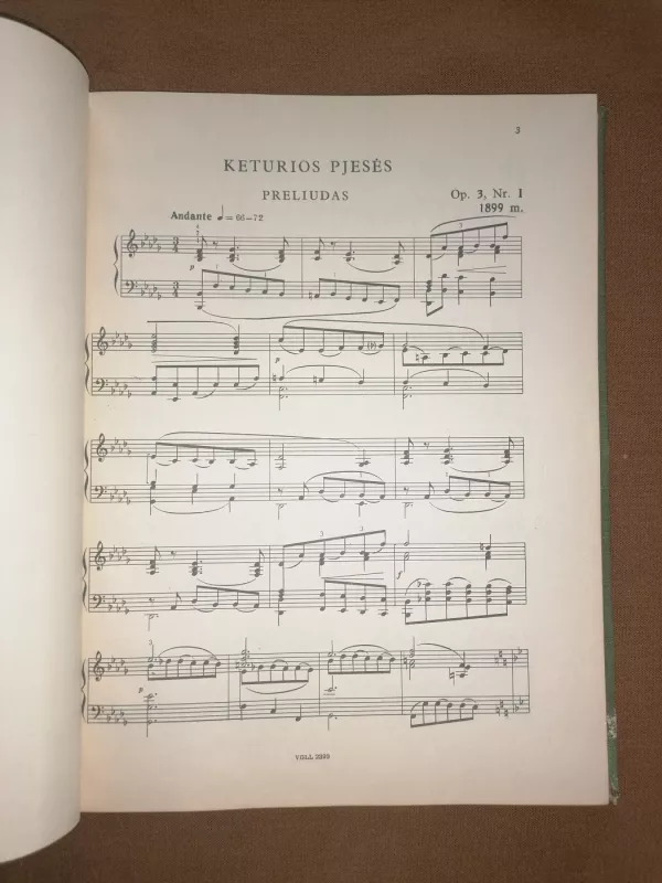 M. K. Čiurlionis. Kūriniai fortepijonui. - Jadvyga Čiurlionytė, knyga 6