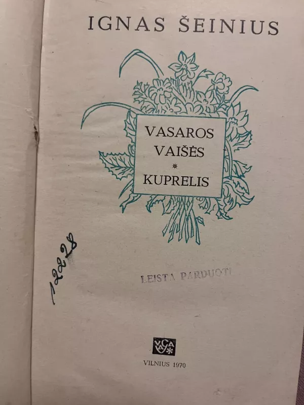 Kuprelis - Ignas Šeinius, knyga 4