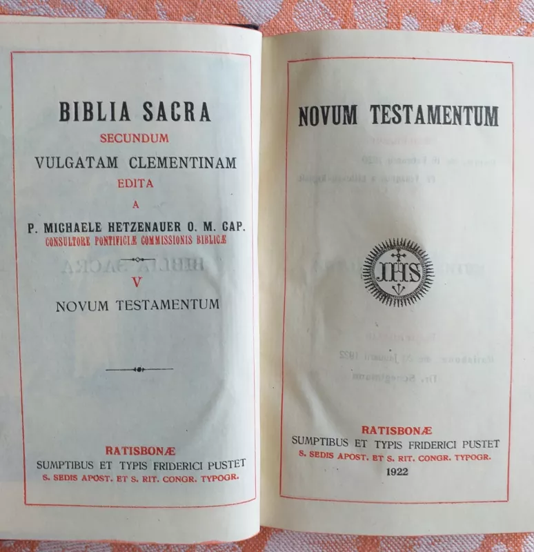 Biblia Sacra secundum Vulgatam Clementinam - Autorių Kolektyvas, knyga 6