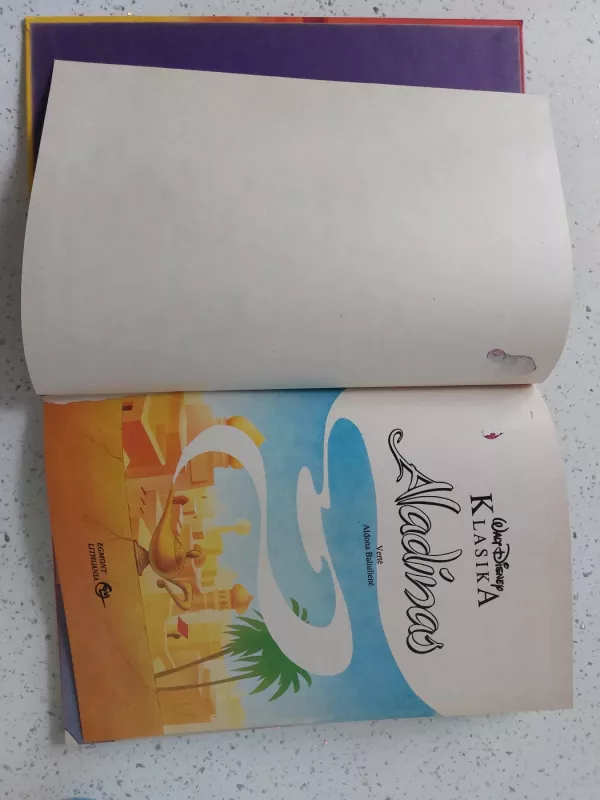 Aladinas - Walt Disney, knyga 4