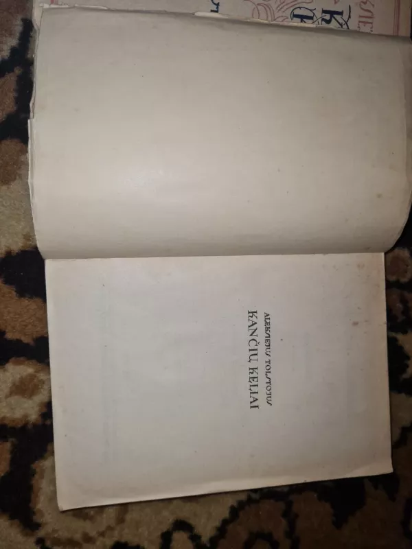 Kančių keliai 3 tomas 1949 m - Aleksejus Tolstojus, knyga 4