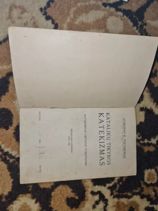 Katalikų tikybos katekizmas - K. Paltarokas, knyga 4