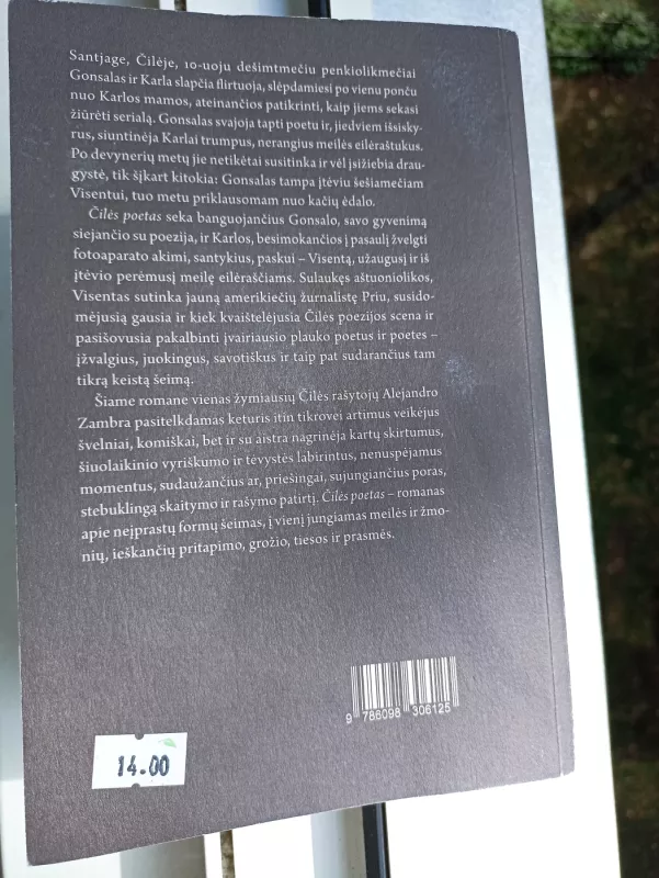 Čilės poetas - Alejandro Zambra, knyga 6