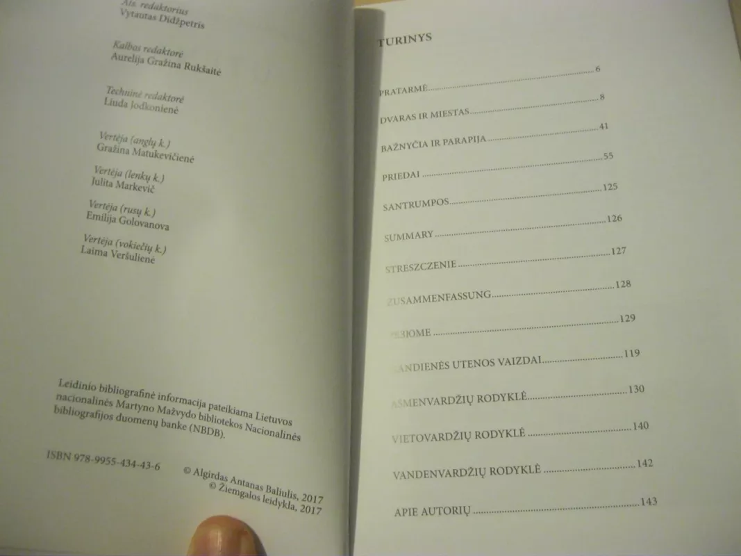 Utena - Algirdas Baliulis, knyga 4