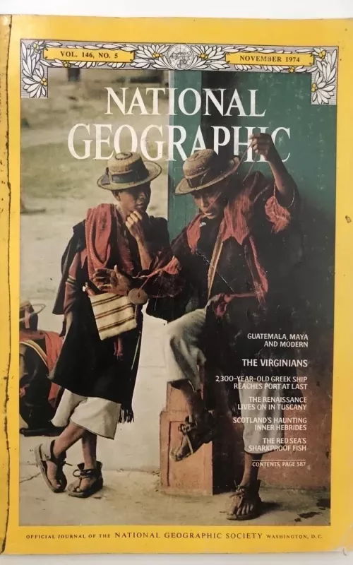 National Geographic 1974 November - Autorių Kolektyvas, knyga