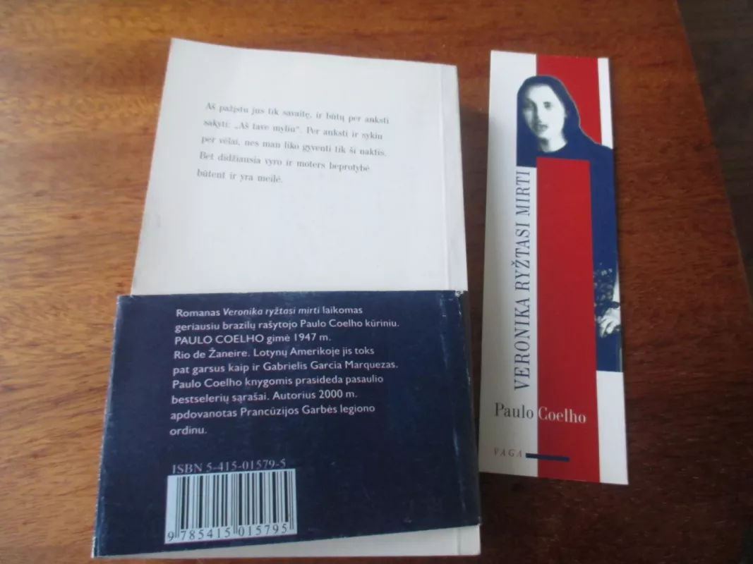 Veronika ryžtasi mirti - Paulo Coelho, knyga 4