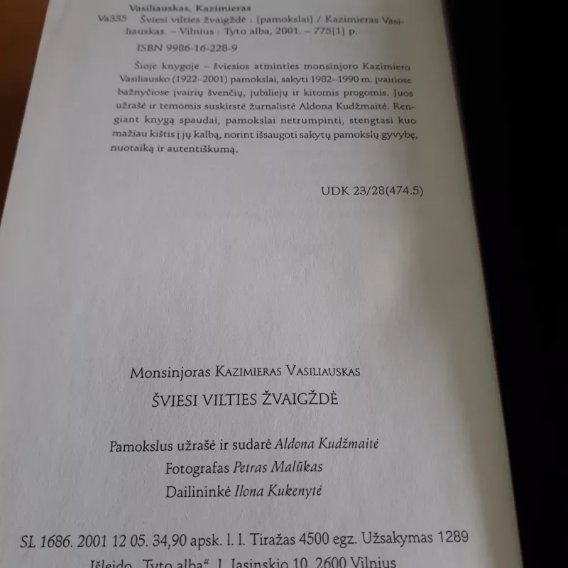 Šviesi vilties žvaigždė - Kazimieras Vasiliauskas, knyga 4