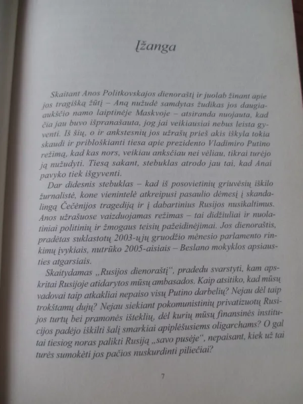 Rusijos dienoraštis - Ana Politkovskaja, knyga 5