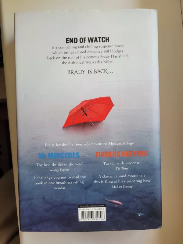 End of Watch - Stephen King, knyga 3