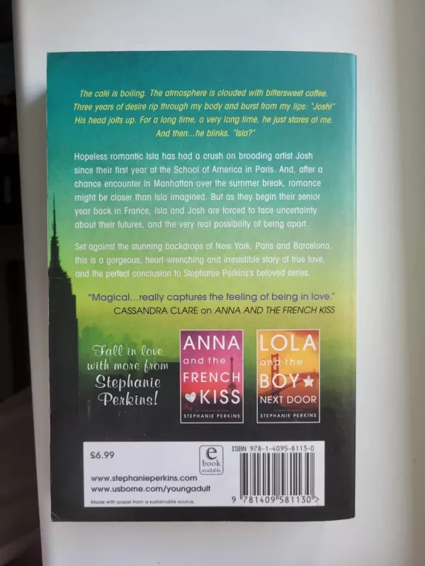 Isla and the Happily Ever After - Stephanie Perkins, knyga 4