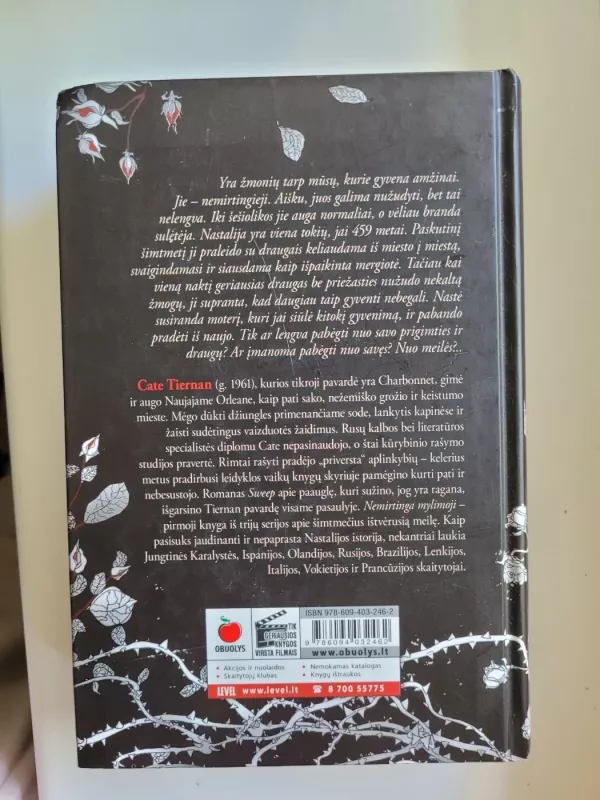 Nemirtinga mylimoji - Cate Tiernan, knyga 3