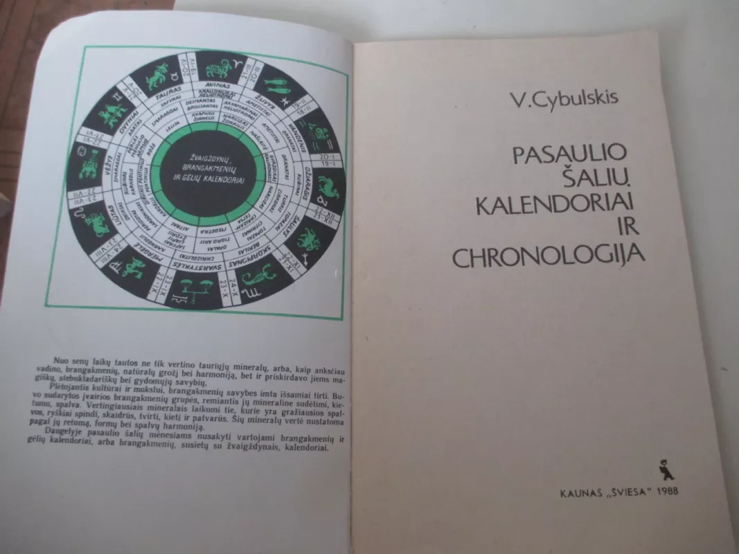 Pasaulio šalių kalendoriai ir chronologija - V. Cybulskis, knyga 3
