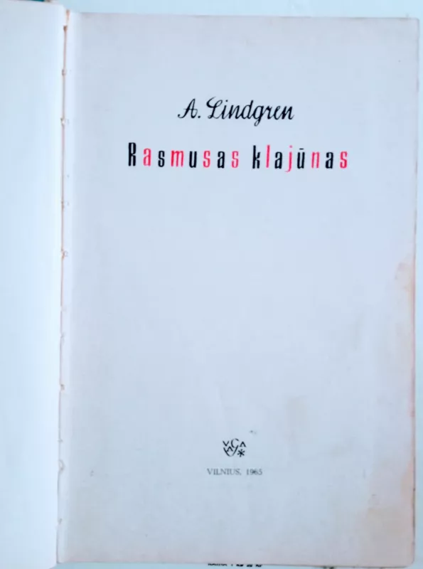 Rasmusas klajūnas - Astrid Lindgren, knyga 3