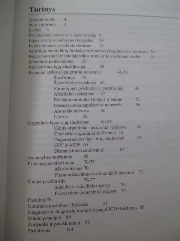 Psichiatrija. Kišeninė knyga - Lennart Wetterberg, knyga 3
