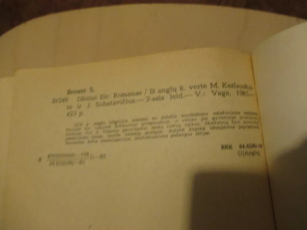 Džeinė Eir - Brontė Šarlota, knyga 4