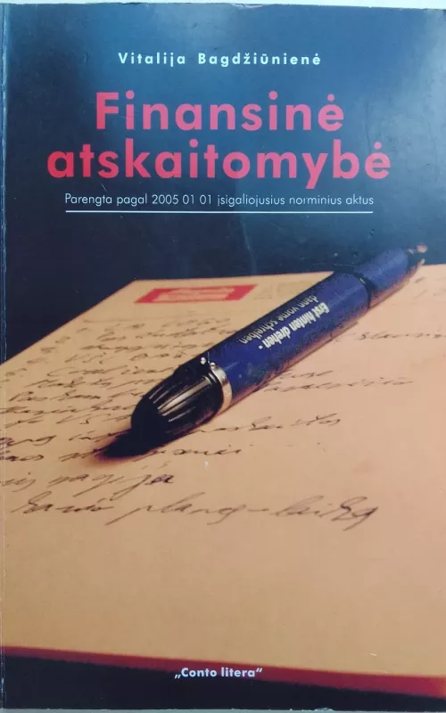 Finansinė atskaitomybė - Vitalija Bagdžiūnienė, knyga 2