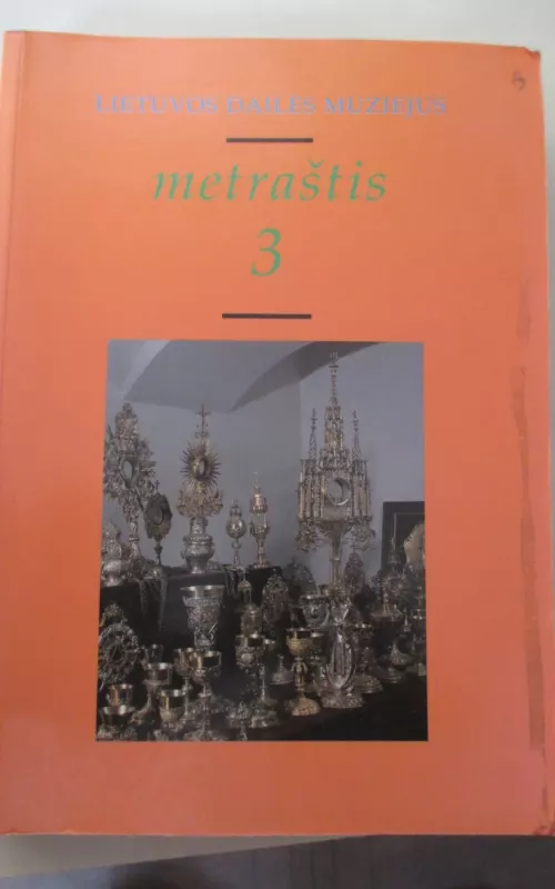 Lietuvos dailės muziejus, Metraštis 3 - Ona Mažeikienė, knyga