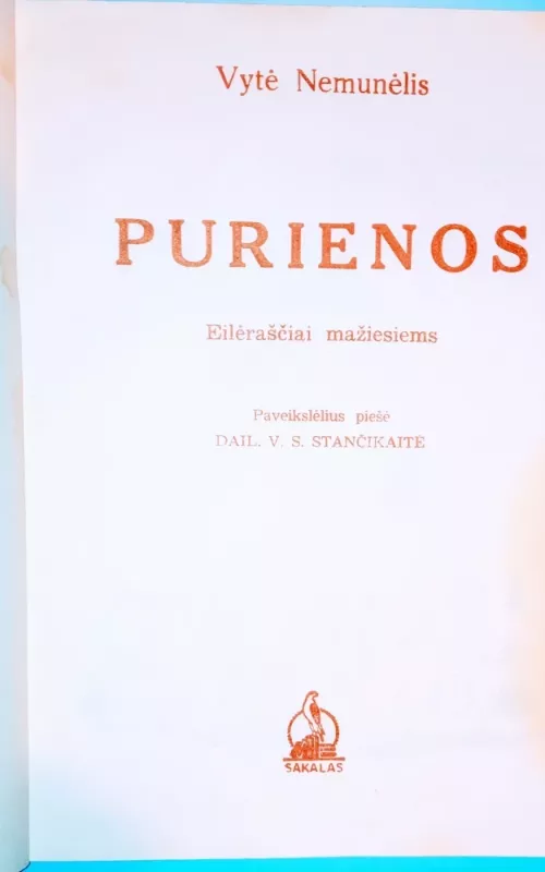 Purienos - Vytė Nemunėlis, knyga 4