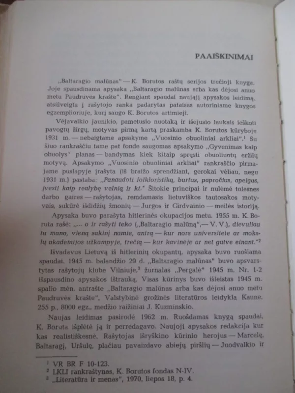Baltaragio malūnas arba kas dėjosi anuo metu Paudruvės krašte - Kazys Boruta, knyga 5